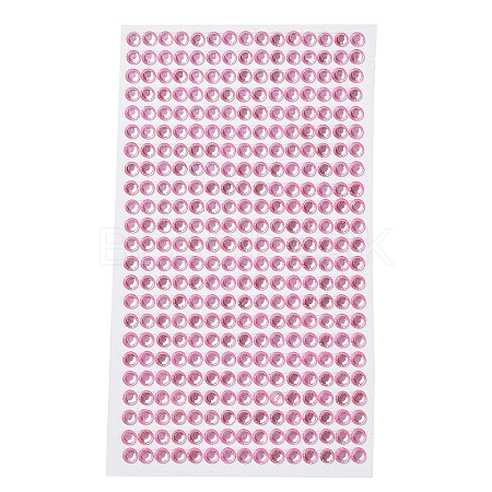 Self Adhesive Acrylic Rhinestone Stickers STIC-PW0012-01E-1