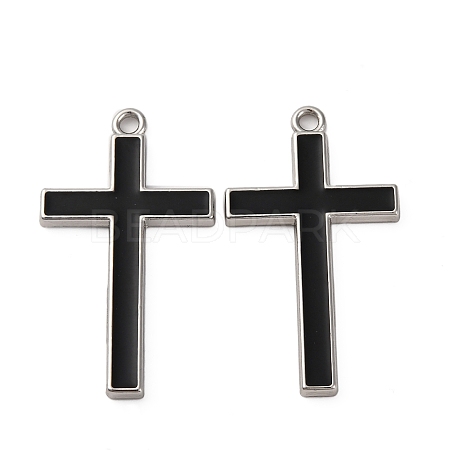 Alloy Enamel Pendants PALLOY-R162-04P-1