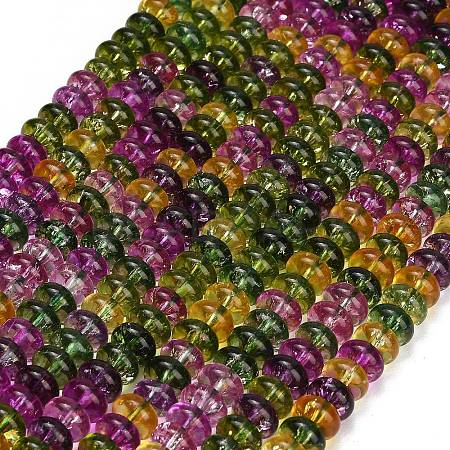 Dyed Imitation Gemstone Glass Beads Strands GL-Z001-03A-04-1