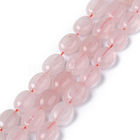 Natural Rose Quartz Beads Strands G-Z006-A25-1