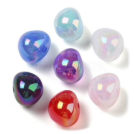 UV Plating Acrylic Beads PACR-E003-10-1