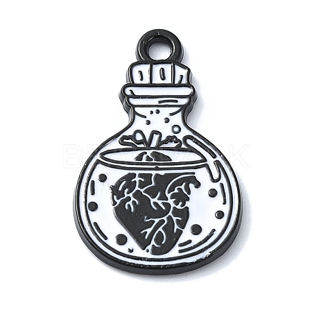 Halloween Theme Alloy Enamel Pendants FIND-Q102-01E-1