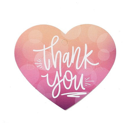 Coated Paper Thank You Greeting Card DIY-C070-01A-1