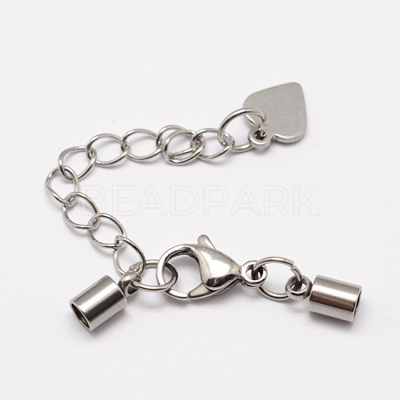 304 Stainless Steel Chain Extender X-STAS-I067-5mm-1