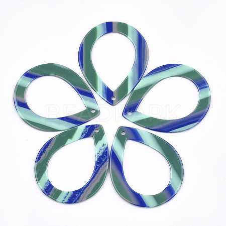 Resin Pendants X-RESI-T022-01D-1