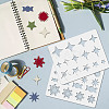 12Pcs 12 Styles PET Plastic Hollow Out Drawing Painting Stencils Templates DIY-WH0470-004-4