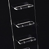 Transparent Acrylic Earrings Display Stands EDIS-G014-04-5