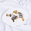 Brass Locking Tube Magnetic Clasps KK-SC0001-11-5