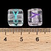 Acrylic European Beads MACR-I042-01Y-3