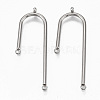 Tarnish Resistant 304 Stainless Steel Asymmetric Length Chandelier Component Links X-STAS-T050-029P-1