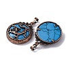 Synthetic Turquoise Pendants G-A241-02R-05-2