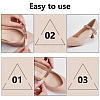 DELORIGIN 3 Pairs 3 Colors Elastic Imitation Leather Shoelace Bands FIND-DR0001-15B-3