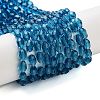 Glass Beads Strands X-GLAA-R024-6x4mm-4-2