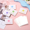 100Pcs Rectangle Clear Polypropylene Cellophane Bags CDIS-TA0001-37E-8