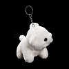 Cartoon PP Cotton Plush Simulation Soft Stuffed Animal Toy Bear Pendants Decorations HJEW-K043-10-4