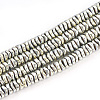 Electroplate Non-magnetic Synthetic Hematite Beads Strands G-T061-169-2