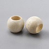 Undyed Oil Coated Wooden Beads WOOD-TAC0014-09-2
