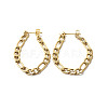 Chain Shape Dangle Stud Earring for Girl Women EJEW-JE04617-7