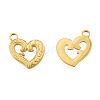 Ion Plating(IP) 201 Stainless Steel Pendants STAS-N098-222LG-1