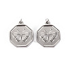 Non-Tarnish 316 Surgical Stainless Steel Pendants X-STAS-S116-124P-1