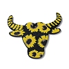 West Cowboy Style Printed Acrylic Pendants LS-SACR-WH0001-29B-02-1