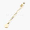 Eco-Friendly Brass Chain Extender LS-KK-I633-03G-NR-2