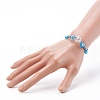 Adjustable Handmade Millefiori Glass Beaded Bracelets BJEW-JB06074-6