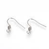 304 Stainless Steel Earring Hooks STAS-R071-30-2