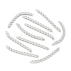 SHEGRACE Brass Pave Clear Cubic Zirconia Connector Charms XGRQ3P326-640P-1
