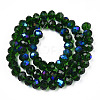 Electroplate Glass Beads Strands EGLA-A044-T1mm-L24-3