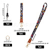 Adjustable Mobile Phone Lanyard AJEW-WH0324-40A-2