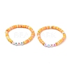 (Jewelry Parties Factory Sale)Polymer Clay Heishi Beads Stretch Bracelets BJEW-JB05711-05-1