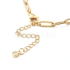 304 Stainless Steel Paperclip Chains Bracelet X-BJEW-JB06523-01-5