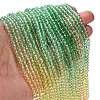 Transparent Painted Glass Beads Strands X1-DGLA-A034-T4mm-A04-2