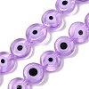 Handmade Evil Eye Lampwork Beads Strands LAMP-G164-10C-02-1