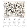 50Pcs 2 Styles Tibetan Style Alloy Charms TIBEP-FS0001-29AS-1