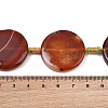 Natural Banded Agate Coin Beads Strands GG-CBAE0EB-06F-4
