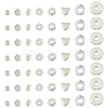 400Pcs 8 Styles Alloy Spacer Beads FIND-YW0011-14-2