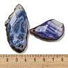 Dyed Natural Druzy Agate Pendants G-G123-06-3