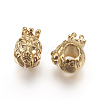 316 Surgical Stainless Steel European Beads STAS-E446-12G-1