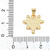 Brass Enamel Pendants KK-B168-01G-04-3