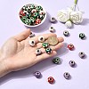 Handmade Polymer Clay Large Hole Rondelle European Beads LPDL-L003-01-5