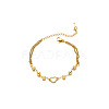 304 Stainless Steel Link Bracelets WG0F64C-01-5