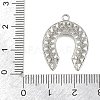 304 Stainless Steel with Crystal Rhinestone Pendants SA-CBABA5E-21P-3
