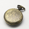 Vintage Zinc Alloy Quartz Watch Heads for Pocket Watch Pendant Necklace Making WACH-R005-24-2