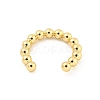 Round Brass Open Cuff Rings RJEW-G309-01G-3