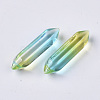 Two Tone Glass Double Terminated Point Beads GLAA-S167-12I-2