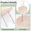 Wooden Crochet Doll Base Support Rack WOOD-WH0131-20A-4