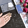 36Pcs 3 Styles Transparent Glass Bottle Pendants GLAA-SC0002-37-3