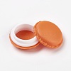 Portable Candy Color Mini Cute Macarons Jewelry Ring/Necklace Carrying Case CON-WH0038-A05-2